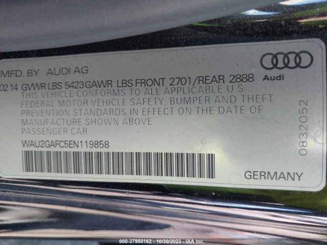 Photo 8 VIN: WAU2GAFC5EN119858 - AUDI A7 