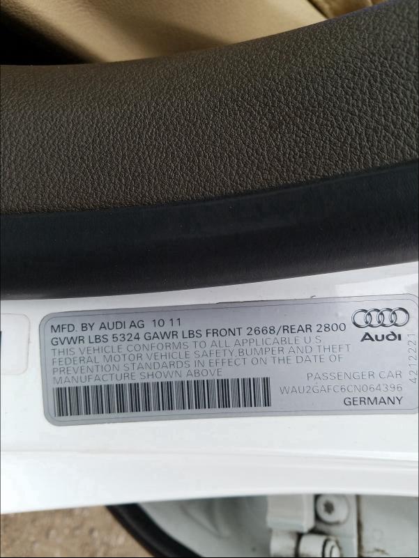 Photo 9 VIN: WAU2GAFC6CN064396 - AUDI A7 PRESTIG 