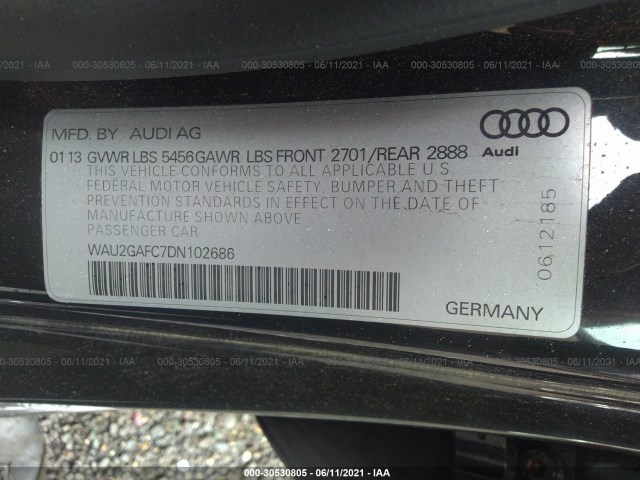 Photo 8 VIN: WAU2GAFC7DN102686 - AUDI A7 