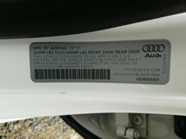 Photo 9 VIN: WAU2GAFC8CN097996 - AUDI A7 PRESTIG 