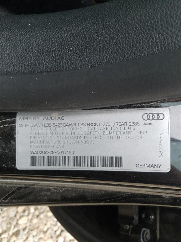 Photo 9 VIN: WAU2GAFC9FN017190 - AUDI A7 PRESTIG 