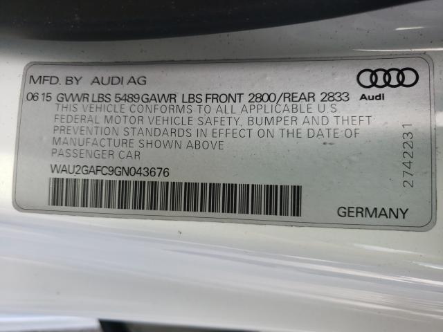 Photo 9 VIN: WAU2GAFC9GN043676 - AUDI A7 PRESTIG 