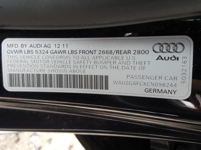 Photo 9 VIN: WAU2GAFCXCN098244 - AUDI A7 PRESTIG 