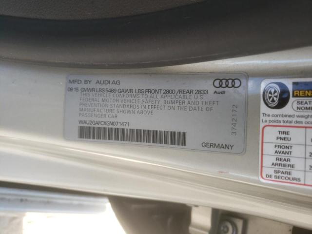 Photo 9 VIN: WAU2GAFCXGN071471 - AUDI A7 PRESTIG 