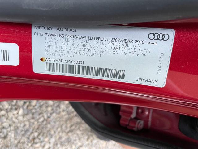 Photo 9 VIN: WAU2MAFC9FN058301 - AUDI A7 SPORTBACK 