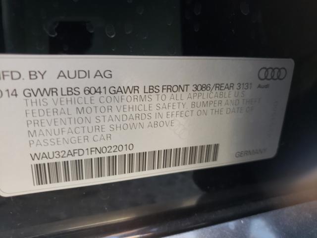 Photo 9 VIN: WAU32AFD1FN022010 - AUDI A8 L QUATT 