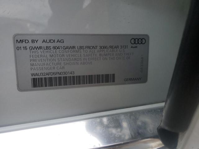 Photo 11 VIN: WAU32AFD5FN030143 - AUDI A8 