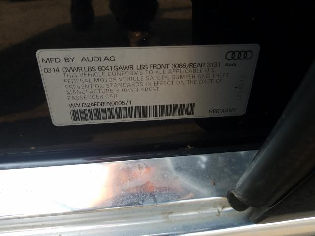 Photo 9 VIN: WAU32AFD8FN000571 - AUDI A8 