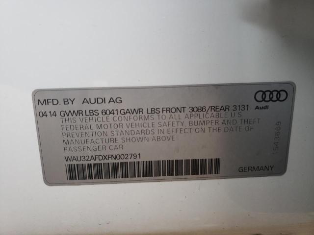 Photo 9 VIN: WAU32AFDXFN002791 - AUDI A8 L QUATT 