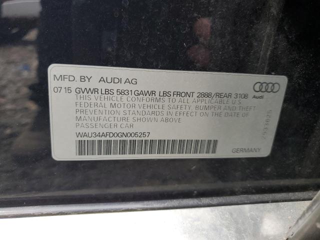 Photo 11 VIN: WAU34AFD0GN005257 - AUDI A8 