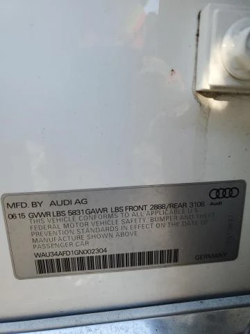 Photo 11 VIN: WAU34AFD1GN002304 - AUDI A8 L QUATT 