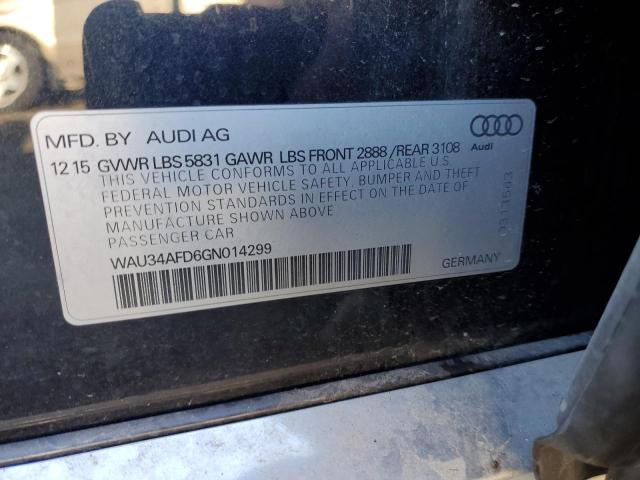 Photo 11 VIN: WAU34AFD6GN014299 - AUDI A8 L QUATT 