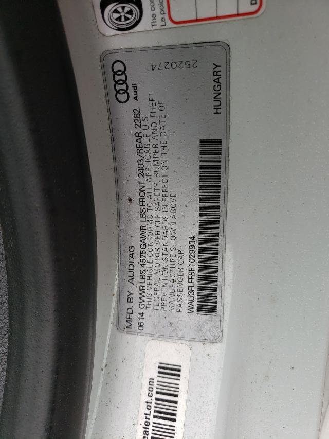 Photo 9 VIN: WAU3FLFF8F1029934 - AUDI A3 PREMIUM 