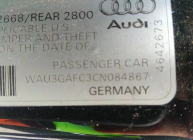 Photo 8 VIN: WAU3GAFC3CN084867 - AUDI A7 