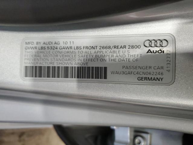 Photo 12 VIN: WAU3GAFC4CN062246 - AUDI A7 