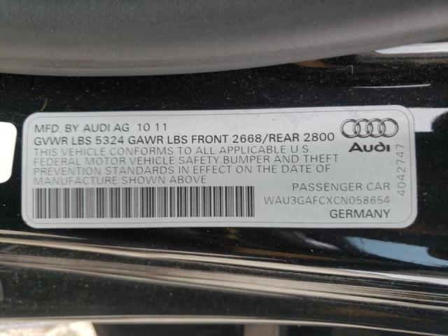 Photo 9 VIN: WAU3GAFCXCN058654 - AUDI A7 PRESTIG 