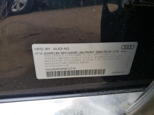 Photo 9 VIN: WAU3GAFD0FN012716 - AUDI A8 L QUATT 