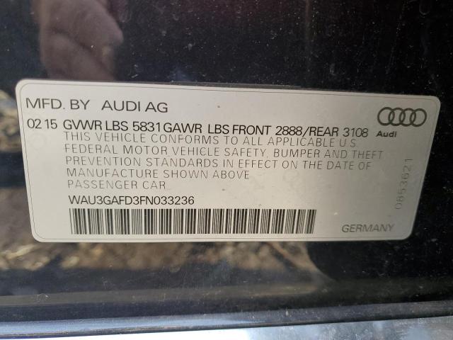 Photo 11 VIN: WAU3GAFD3FN033236 - AUDI A8 