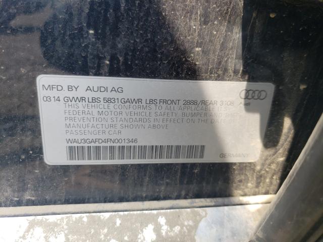 Photo 9 VIN: WAU3GAFD4FN001346 - AUDI A8 L QUATT 