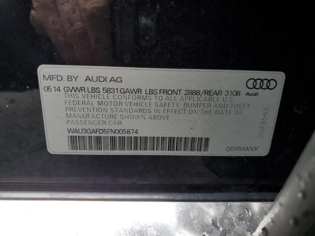 Photo 11 VIN: WAU3GAFD5FN005874 - AUDI A8 