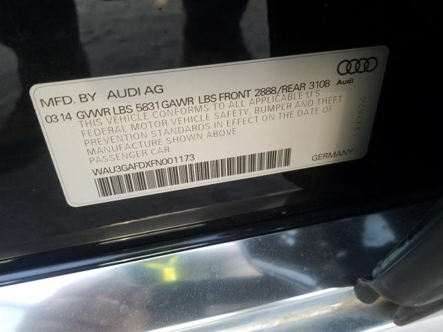 Photo 9 VIN: WAU3GAFDXFN001173 - AUDI A8 L QUATT 