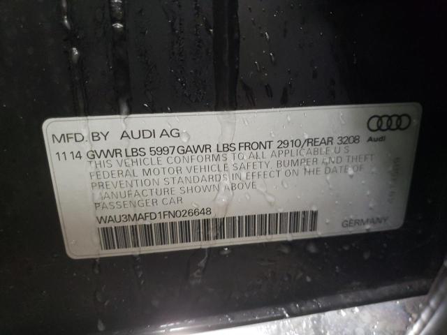 Photo 11 VIN: WAU3MAFD1FN026648 - AUDI A8 L TDI Q 