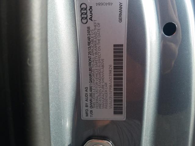 Photo 9 VIN: WAU3VAFR8AA039826 - AUDI S5 PRESTIG 