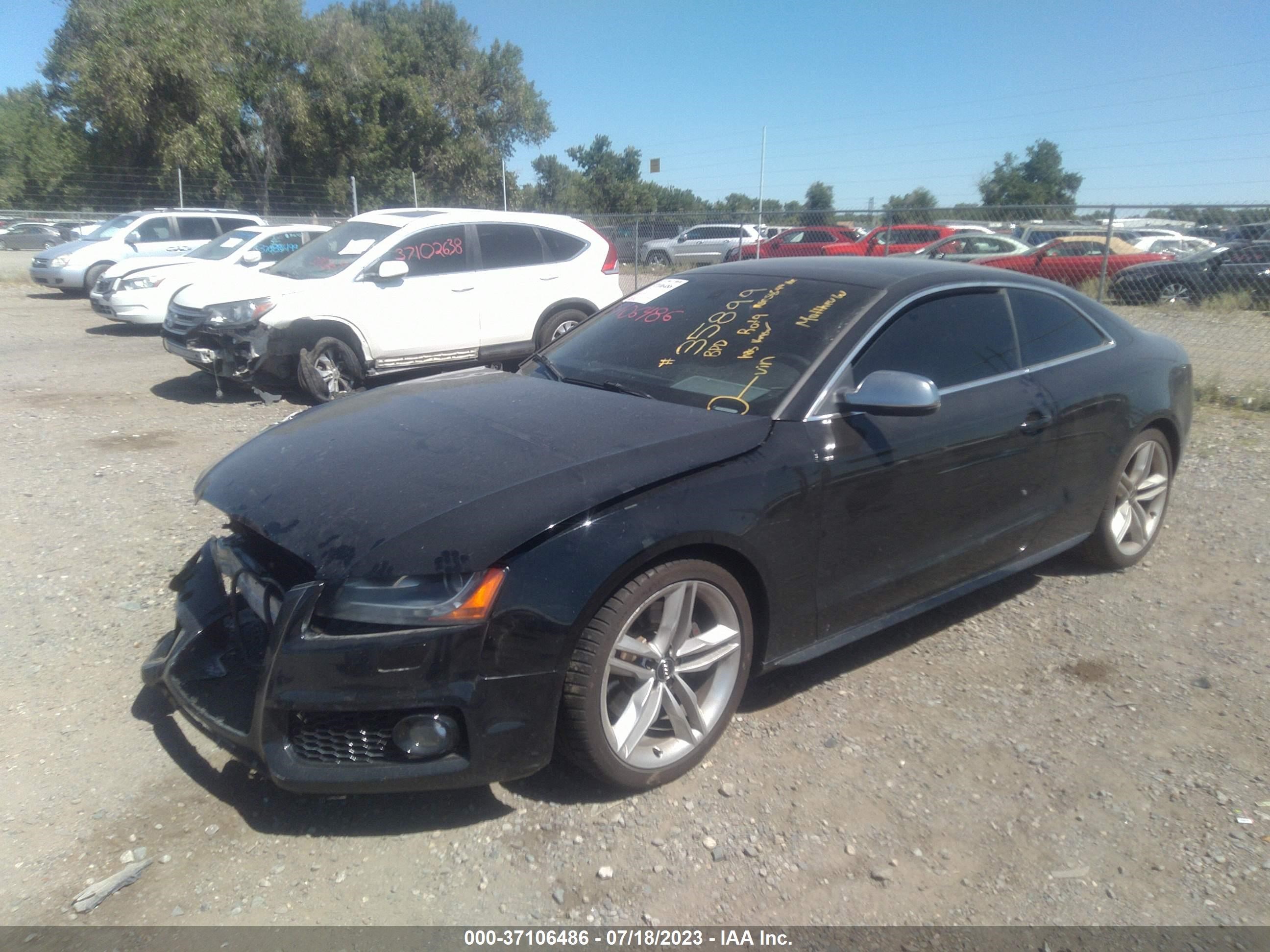 Photo 1 VIN: WAU3VAFRXAA014216 - AUDI S5 