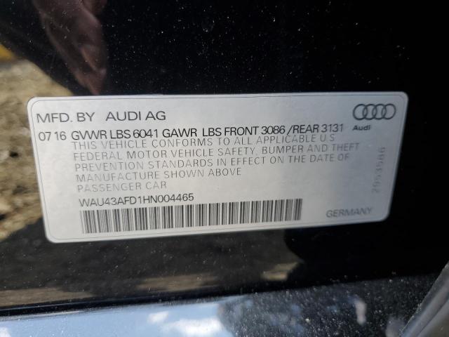 Photo 11 VIN: WAU43AFD1HN004465 - AUDI A8 