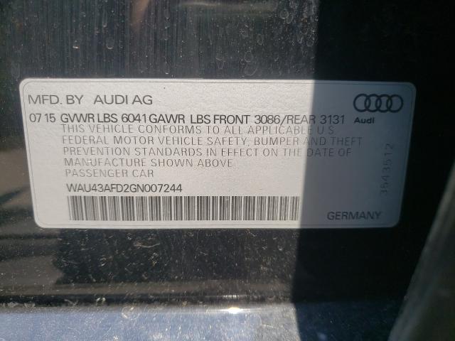 Photo 9 VIN: WAU43AFD2GN007244 - AUDI A8 L QUATT 