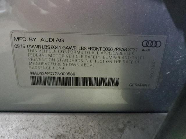 Photo 11 VIN: WAU43AFD7GN009586 - AUDI A8 