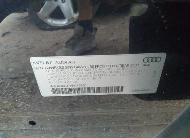 Photo 8 VIN: WAU43AFD7HN016880 - AUDI A8 L 