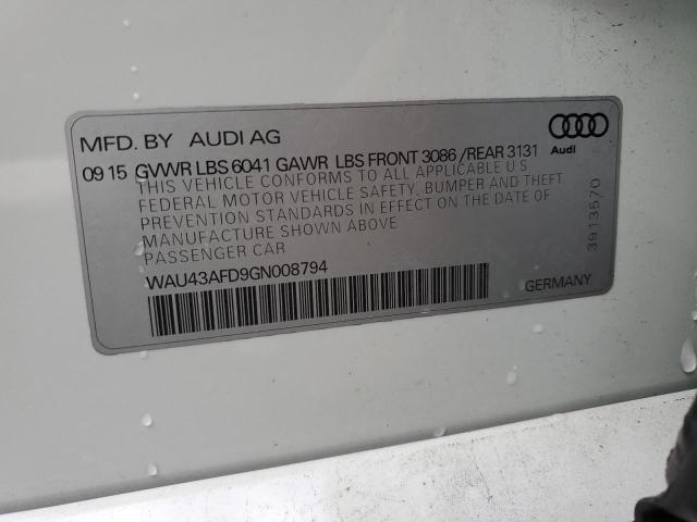 Photo 11 VIN: WAU43AFD9GN008794 - AUDI A8 