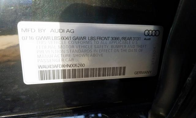 Photo 9 VIN: WAU43AFDXHN005260 - AUDI A8 