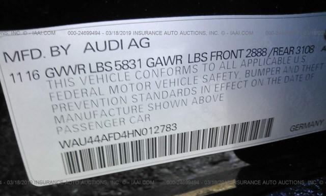 Photo 8 VIN: WAU44AFD4HN012783 - AUDI A8 