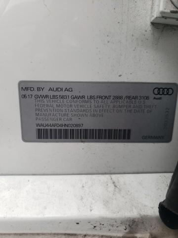 Photo 11 VIN: WAU44AFD4HN020897 - AUDI A8 L QUATT 