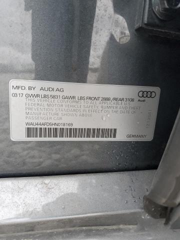 Photo 11 VIN: WAU44AFD5HN018169 - AUDI A8 