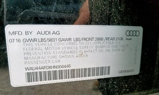 Photo 9 VIN: WAU44AFDXHN004445 - AUDI A8 