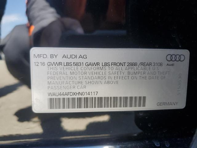 Photo 12 VIN: WAU44AFDXHN014117 - AUDI A8 L QUATT 