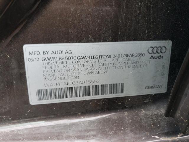 Photo 12 VIN: WAU4FAFL0BA015552 - AUDI A4 