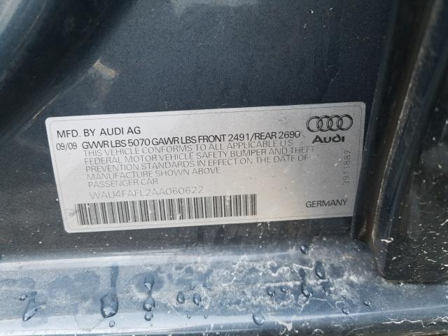 Photo 9 VIN: WAU4FAFL2AA060622 - AUDI A4 PRESTIG 