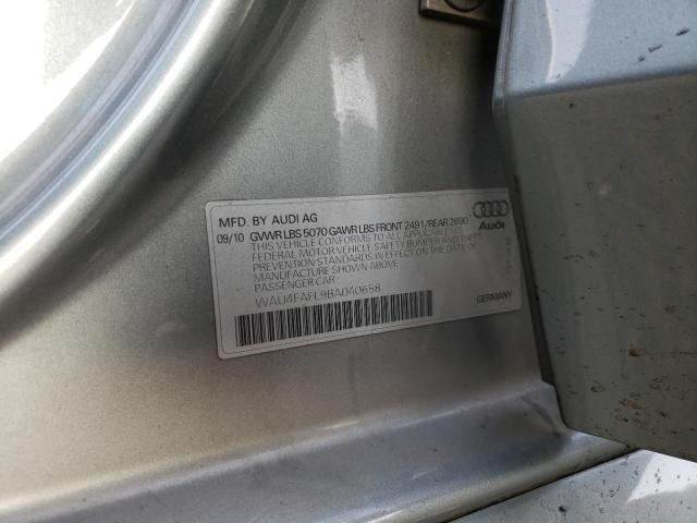 Photo 11 VIN: WAU4FAFL9BA040658 - AUDI A4 PRESTIG 