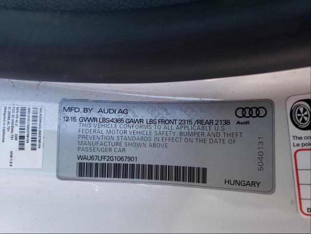 Photo 9 VIN: WAU67LFF2G1067901 - AUDI A3 PREMIUM 