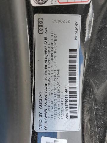 Photo 12 VIN: WAU78LFF5G1114873 - AUDI A3 