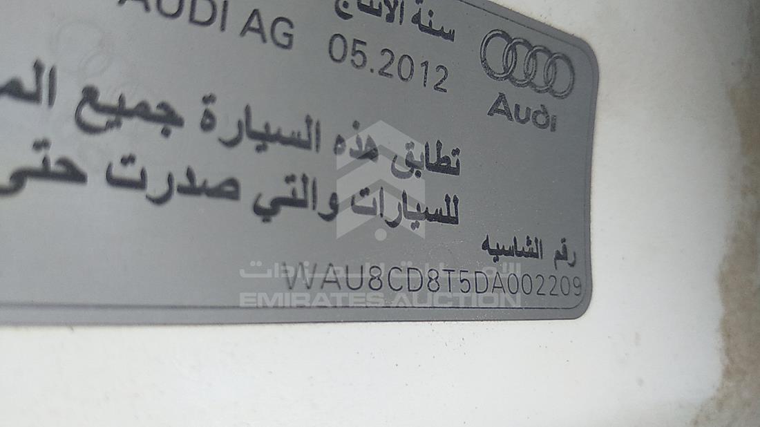 Photo 2 VIN: WAU8CD8T5DA002209 - AUDI A5 