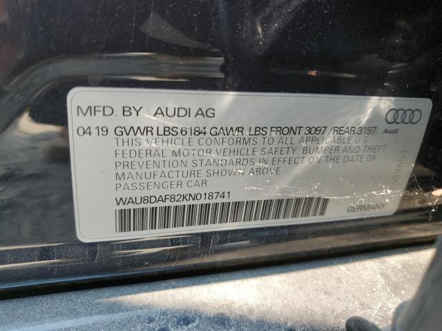 Photo 11 VIN: WAU8DAF82KN018741 - AUDI A8 L 