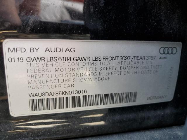 Photo 11 VIN: WAU8DAF85KN013016 - AUDI A8 