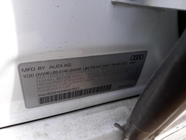 Photo 9 VIN: WAU8DAF86MN007597 - AUDI A8 L 