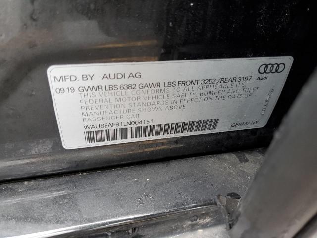 Photo 9 VIN: WAU8EAF81LN004151 - AUDI A8 