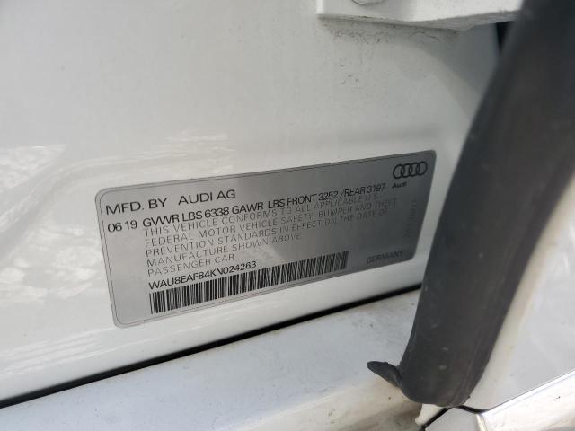 Photo 11 VIN: WAU8EAF84KN024263 - AUDI A8 L 